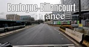 Paris - Boulogne-Billancourt 4k - Driving- French region