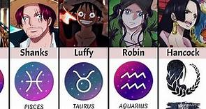 Zodiac Signs of One Piece Characters