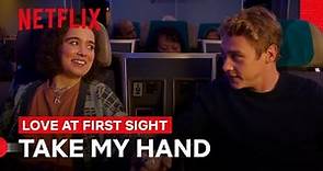 Haley Lu Richardson and Ben Hardy Hold Hands at Takeoff | Love at First Sight | Netflix Philippines
