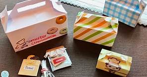 🍩DIY🍩 甜甜圈紙盒子折法 詳細教學｜月餅盒｜手作禮物盒｜摺紙盒｜擬真小盒子 How to make Origami/Paper Donut Box｜Cute Gift Box