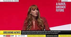 Watch live: Angela Rayner delivers speech at Labour Party conference