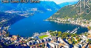 Lake Como Italy in 4K UHD Drone | Lake Como and City of Como Italy in 4K Drone