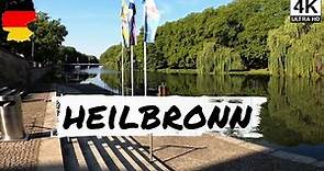 🇩🇪 HEILBRONN | GERMANY | 4K | Walking tour in the town center
