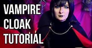 How to make a vampire cloak | Mavis cosplay tutorial
