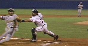 1992 NLCS Gm7: Justice throws out Merced at home