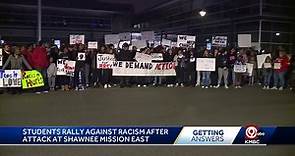 Shawnee Mission School District students rally against racism following attack at Shawnee Mission East