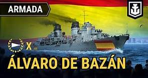 Spanish Tier Х destroyer Álvaro de Bazán | Armada