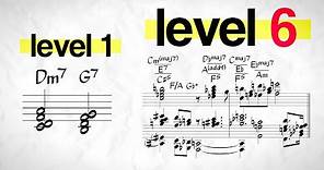 The 7 Levels of Jazz Harmony