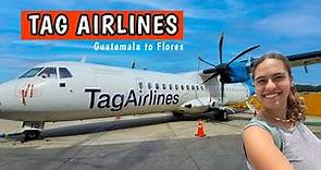 Tag Airlines - Guatemala to Flores flight |4K|
