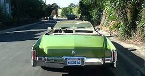 Cadillac Eldorado 1971 Convertible - Pimp Mobile- Classic Cadi