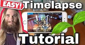 EASY! How to make a timelapse - beginner's guide to time-lapse photography (iPhone)