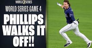 INSANE ENDING!! Rays' Brett Phillips WALKS IT OFF in World Series Game 4!!
