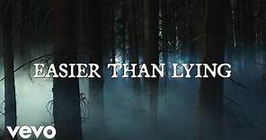 Halsey - Easier than Lying (Lyric Video)