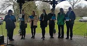 North Bromsgrove High School pupils perform at Bromsgrove's Holocaust Memorial Day commemoration