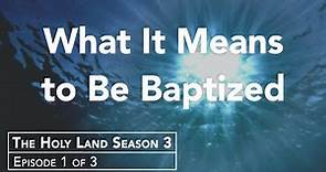 The Origins of Baptism