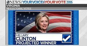 Hillary Clinton Wins Virginia | 2016 Election Results