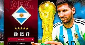 Jugando el Mundial 2022 con Argentina en FIFA 23 - Película Completa