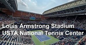 Louis Armstrong stadium walking tour | us open 2023 tennis fan week | New York