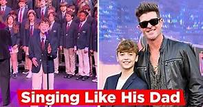 Robin Thicke’s Son Julian Singing Like His Dad
