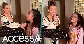 Mariah Carey CRASHES Daughter Monroe's Singing Practice