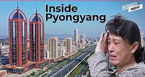 Tour of North Korea’s “new town” in Pyongyang with buildings shaped like missiles!