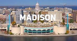 Madison, Wisconsin Capitol | 4K drone footage