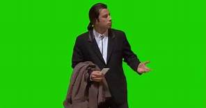 John Travolta Pulp Fiction Meme - Green Screen & Color Correction Scenes