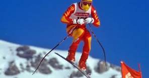 Peter Müller downhill gold (WCS Crans Montana 1987)