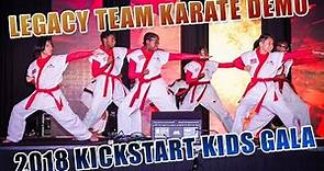 Legacy Team Karate Demo at 25th Anniversary Gala