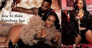 Hottest Bombshell Actress Kandi Burruss Celebrating Valentines Day in Advance with Todd Tucker