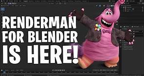RenderMan For Blender Released! - Review & Full Walkthrough!