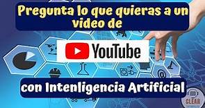 Pregunta lo que quieras a un video de YouTube con IA | Resume el video y chatea con él | Tutorial