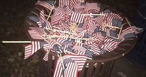 Students Replace American Flags After Vandals Ruin 9/11 Memorial on Anniversary