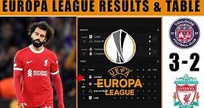 Liverpool 2-3 Toulouse: 2023 Europa League Table & Standings Update | UEL Latest Results & Rankings