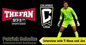Interview on 97.1 The Fan with Columbus Crew Goalkeeper Patrick Schulte