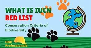 IUCN Red List - Criteria and Categories - Status of Biodiversity