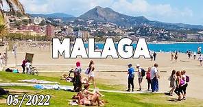Malaga Port Spain Walking Tour in May 2022 [4K]