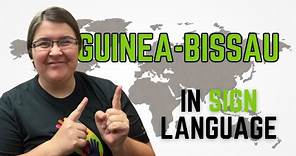 How to sign Guinea-Bissau in Bissau-Guinean Sign Language | Guiné-Bissau 🇬🇼