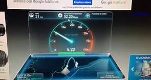 Test de Velocidad fibra Ono Vodafone 50Mb Tarragona