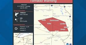 WATCH LIVE: Tornado warning in Stark County, Wayne County until 9:15 p.m.