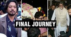 Veteran Actor Om Puri's Final Journey | Bollywood Celebrities Pay Tribute | Om Puri Funeral Video HD