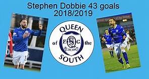 Stephen Dobbie 43 goals 2018/2019