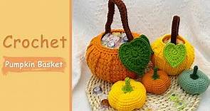 How to Crochet Pumpkin Basket | Advanced Beginner - Intermediate Level | by Lily's Lyric