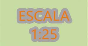 ESCALA 1:25. Tutiriales de Arquitectura.