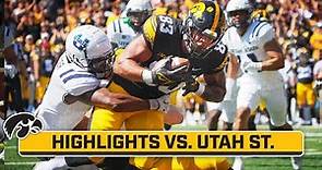 Utah St. at Iowa | Highlights | Big Ten Football | Sep. 2, 2023