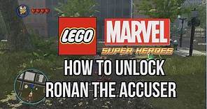 How to Unlock Ronan the Accuser - LEGO Marvel Super Heroes