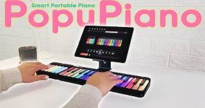 PopuPiano Review! The World’s First Smart Portable Piano with Chords Pad & LED Lights!