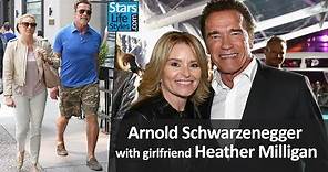 Arnold Schwarzenegger With Girlfriend Heather Milligan | Celebrity Couples