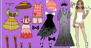 Download Free Printable Halloween Paper Doll Dress Papercraft | Paper Dolls Dress Up Witch Dresses