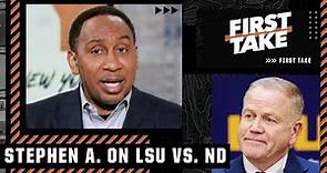 Stephen A. argues that Brian Kelly took a better job by leaving Notre Dame for LSU | First Take